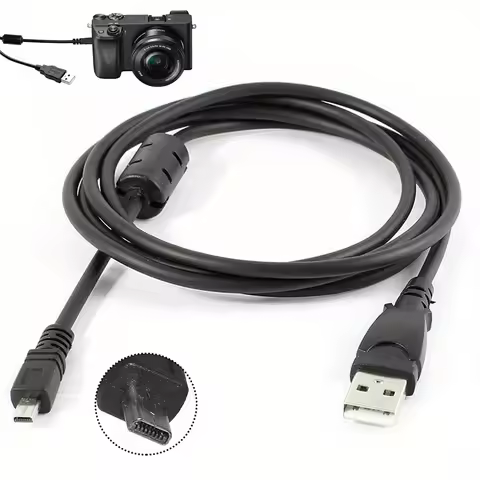 USB 2.0 Data Cable UC-E17 E16 E6 E23 Camera Photo Video Transfer Charging Replace MINI 8-pin for Pan
