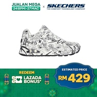 Skechers Women Vexx SKECHERS Street Uno Process Sketch Shoes - 177972-WBK Air-Cooled Memory Foam Kasut Sneaker, Perempuan