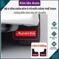 Set of 2 flexible PVC rubber car fenders