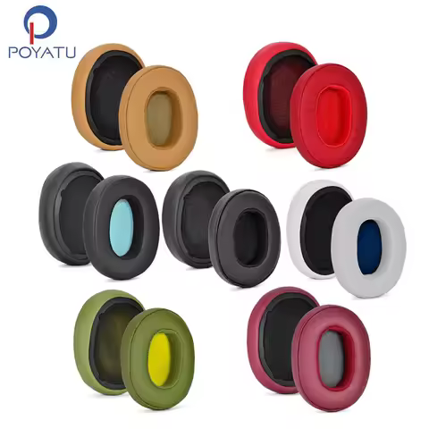 POYATU Headphone Ear Pads For Skullcandy Crusher Wireless Crusher ANC Hesh3 Ear Pads Headphone Earpa