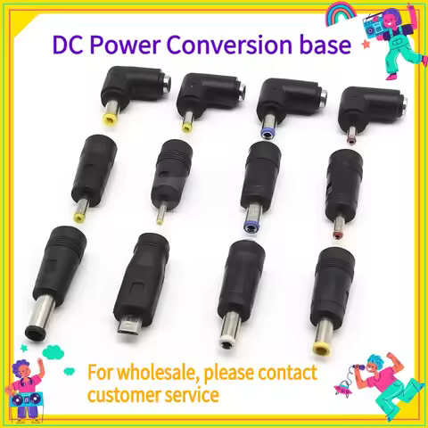2PCS DC 5.5x2.1 Female Jack Power Adapter To 3.5x1.35/4.0x1.7/4.8x1.7/5.5x2.1/5.5x2.5/6.3x3.0/6.0x4.