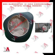 Box Sudut box subwoofer Bahan MDF 18mm Subwoofer Mobil 12 Inch Toyota