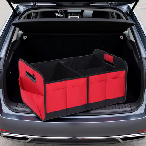 Car Travel Organizer Box Auto Trunk Foldable Storage Bag For Leading Ideal Auto L8 L9 For BMW X2 X3 