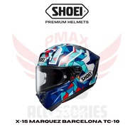 SHOEI X-15 Marquez Barcelona Tc-10 100% Original Made In Japan Full Face Racing Helmets