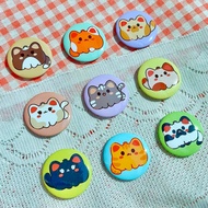 Cute Cat Button Badges | farlistudio