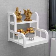 Hanging Shrine Wall Wall Cupboard Shelf Home Buddha Shrine Hanging Wall Buddha Shrine Guanyin God of Wealth Card Position Altar Worship Frame-Buddha Shrine Worship Table