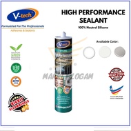 Vtech VT210 High Performance Silicone Sealant Weatherproof Sealant Green Product l Aquarium Sealant 