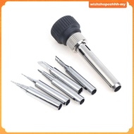 [WishshopeehhhMY] Soldering Iron Tips Retainer Sleeve Kit Copper Base for 936 Stations Electronic De