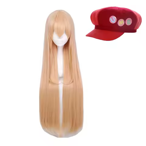 Anime Himouto Umaru Chan Cosplay Wigs Doma Umaru Cosplay Hat Heat Resistant Synthetic Wig Halloween 