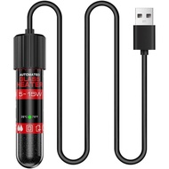 DONGKER Small Aquarium Heater,5W/10W/15W Mini Fish Tank Heater Constant Temperature 78℉(26℃) with Ov