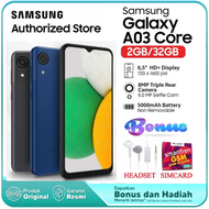 Handphone SAMSUNG GALAXY A03 Core 4G 2/32GB - Garansi