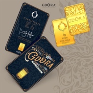 GDORA Gold Bar 1.00gram ''Vintage'' 999.99