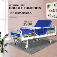 F&F : Hospital Bed 2 Function Manual (M15) + Mattress / katil hospital adjustable / katil hospital