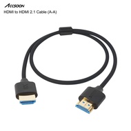 Accsoon HDMI to HDMI 2.1 Cable (A-A) Accsoon 8K HDMI to HDMI 2.1 Cable,50 cm/1.6 ft, High-Speed Supp