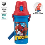 日本製 Skater 銀離子直飲水壺 (附肩帶) - SpiderMan