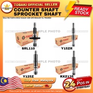 SRL110/ Y15ZR/ Y125Z/ RXZ135 TOBAKI COUNTER SHAFT/ SPROCKET SHAFT LAGENDA Y15 Y SUKU Y125