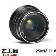 7ARTISAN 25MM F1.8 LENS For Canon, Fuji,sony