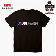 Car T-Shirt bmw M Owners Club Indonesia Automotive T-Shirt