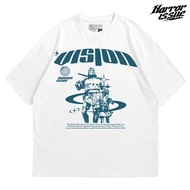 Horror Issue Vision T-shirt White - Kaos Vision Street wear Putih Unisex Size S-XXL
