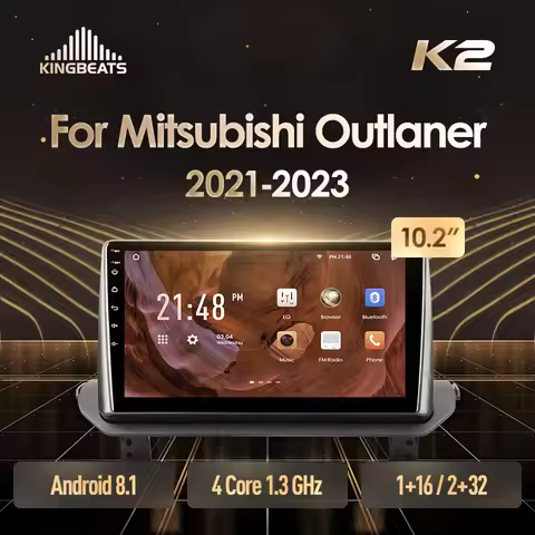 KingBeats head unit For Mitsubishi Outlander GN0W 2021 - 2023 Android Octa-Core HU 4G Car Radio Mult