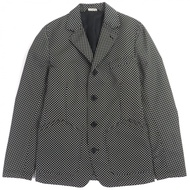 杜嘉班納 (DOLCE & GABBANA) 羊毛混紡單排扣夾克，成色極佳，黑色標籤，通體印花，尺寸 44，正品，義大利製造，男士款