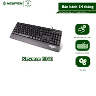 Bàn phím có dây Newmen E340 | E400AMG (Business Office Home Relax ) USB Port (+) dành cho văn phòng 