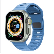 For apple watch สาย Ultra / Ultra 2 49mm 44mm 45mm 42mm 41mm 42mm 40mm 38mm สาย Soft ซิลิโคน สายนาฬิกา นาฬิกา สมาร์ทวอทช์ sport สายนาฬิกาข้อมือสำหรับ apple watch serise 9 8 7 6 5 สาย