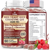 Red Rice Yeast Coenzyme Q10 Jelly, 2400mg Red Rice Yeast Used to Reduce Cholesterol *, 200mg Coenzym