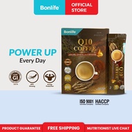 【Bonlife】 Q10 Coffee Energy Booster Heart Health Functional Coffee with Ginseng & Lingzhi Kopi Haria