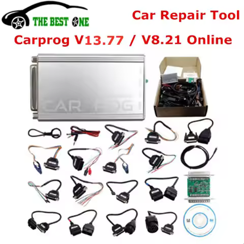 Online Carprog V8.21 With Keygen Full Adapters Car Prog V8.21 / V13.77 For Airbag/Radio/IMMO/ECU Pro