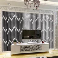 3d Grille Striped Wallpaper KTV Home Improvement Building Materials Background Wall pvcwallpaper Wal
