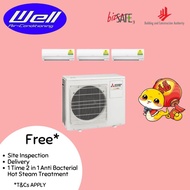 Mitsubishi Electric Starmex System 3 Aircon (INSTALLATION INCLUDE UPGRADE MATERIALS)