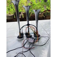 CODE C12Q telolet horn 3 funnels 17 tones basuri song 12v24v