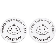 Creative Newborn Commemorative Coins Baby Stainless Steel Decision-making Coins diy Coins Small Gift