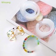Winu 56 60 62mm C Font DIY Silicone Molds Open Cuff Bracelet Bangle Resin Mould DIY