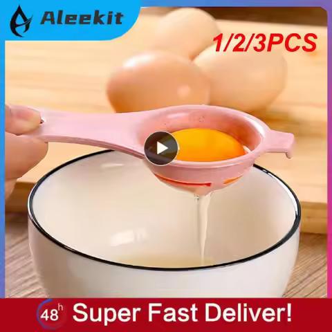 1/2/3PCS Color Food Grade Egg Separator Protein Separation Protein Egg Yolk Protein Separator Screen