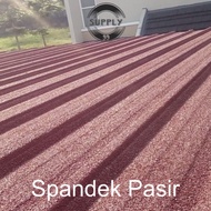 Galvalum pasir / Atap Galvalum Spandek Pasir Tebal 040 Siap Kirim Setiap Hari PANTURA