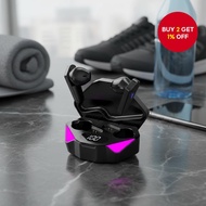 X15 LED Display Wireless Earbuds TWS Bluetooth Gaming Headphones Noise Cancelling Earphones  X15 Pap