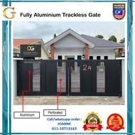 FULLY ALUMINIUM TRACKLESS AUTOGATE 12' x 6' / 13' x 6'  WITH NETTING DESIGN