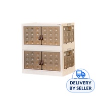 Citylife 73L Foldable Storage Cabinet (S.Grey 1Pcs)