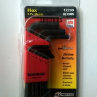 Bestseller L Key Set Hex Flat Hexagon Short Bondhus 1.5-10Mm 9Pcs 12299 Hlx9Ms