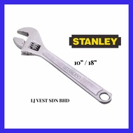 STANLEY ADJUSTABLE SPANNER 10", 18"