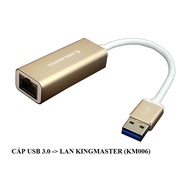 Kingmaster KM006 Usb 3.0 to Lan 1Gb cable