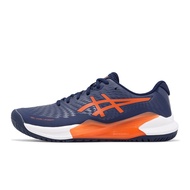 Asics Tennis Shoes GEL-Challenger 14 Dark Blue Orange Men's Sneakers [ACS] 1041A405401