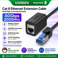 UGREEN Ethernet Extender Cable Cat 8 Extension Network Cable 40Gbps 2000MHz RJ45 Network Patch Cord