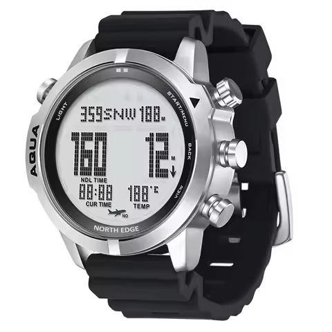Digital Dive Watch for Men Dive Computer Watch Scuba Diving Watches Men's Wrist Watches with Compass