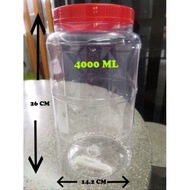 [Harga Borong] 4pcs Balang Plastik Jar 4L 4000ml