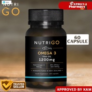 NutriGO Omega 3 Fish Oil 1200mg (60's / 120's)