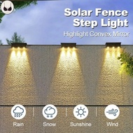BP 3Led Solar Wall Light IP65 Outdoor Waterproof Automatic Sensor Warm Fence Lamp for home Courtyard