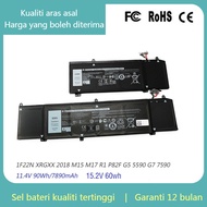 Laptop Battery 1F22N XRGXX for Dell 2018 M15 M17 R1 P82F G5 5590 G7 7590